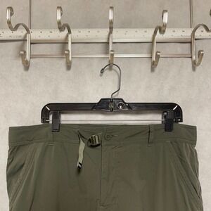 Rei Pants Men 38X32 Performance Co Op Outdoor Belt Active‎ Roll Up Relaxed Cargo